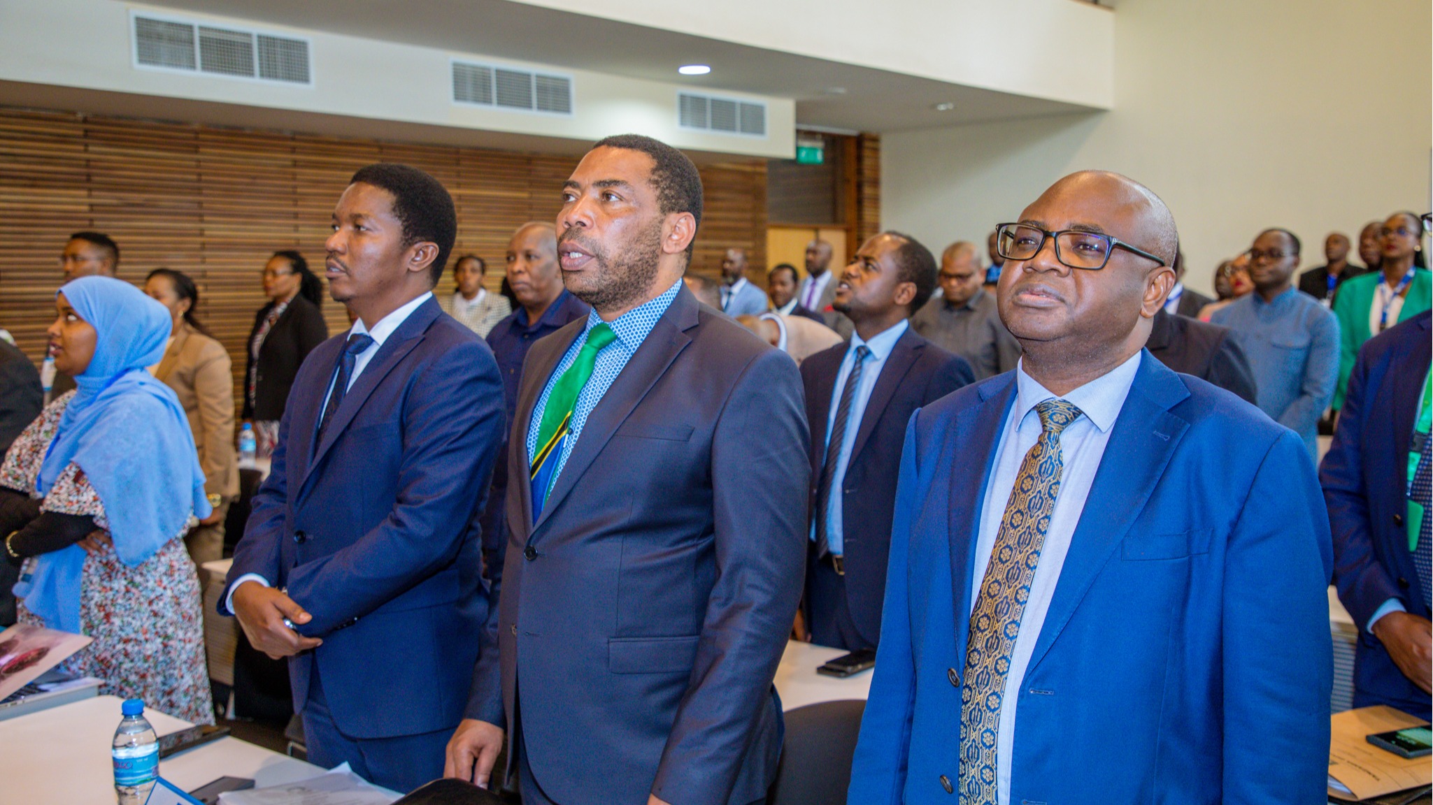 DKT. NCHEMBA AUNGANA NA BAADHI YA MAWAZIRI MKUTANO WA 46 WA EAC
