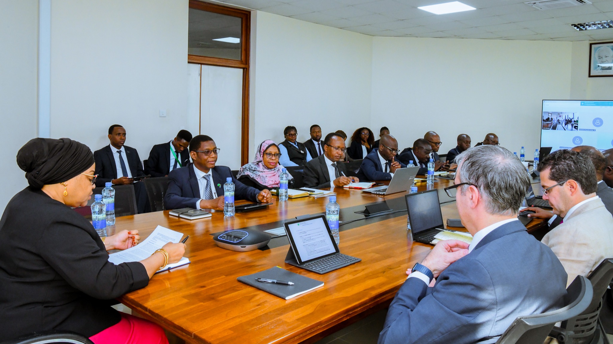 DKT. MWAMBA AKUTANA NA WATAALAM KUTOKA SHIRIKA LA FEDHA LA KIMATAIFA-IMF