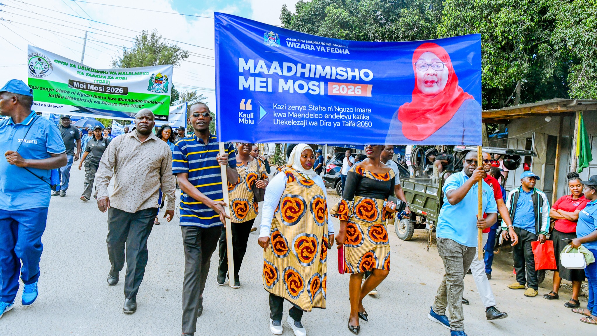 WATUMISHI WA WIZARA YA FEDHA WASHIRIKI MEIMOSI DODOMA.