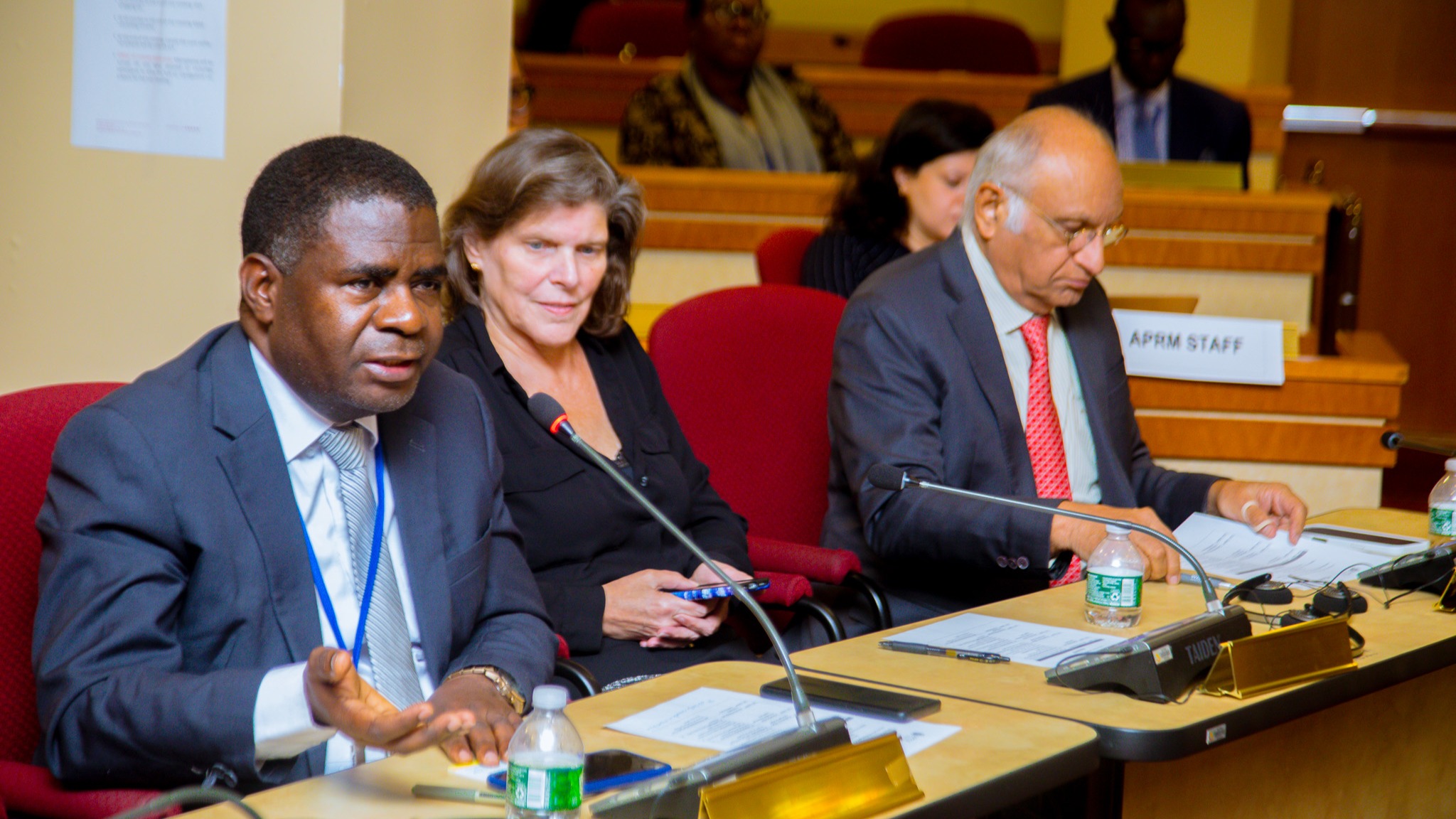 MHE. MUNDE ASHIRIKI KIKAO KUJADILI MWELEKEO WA AFRICA CREDIT RATING AGENCY (AFCRA), NEWYORK.
