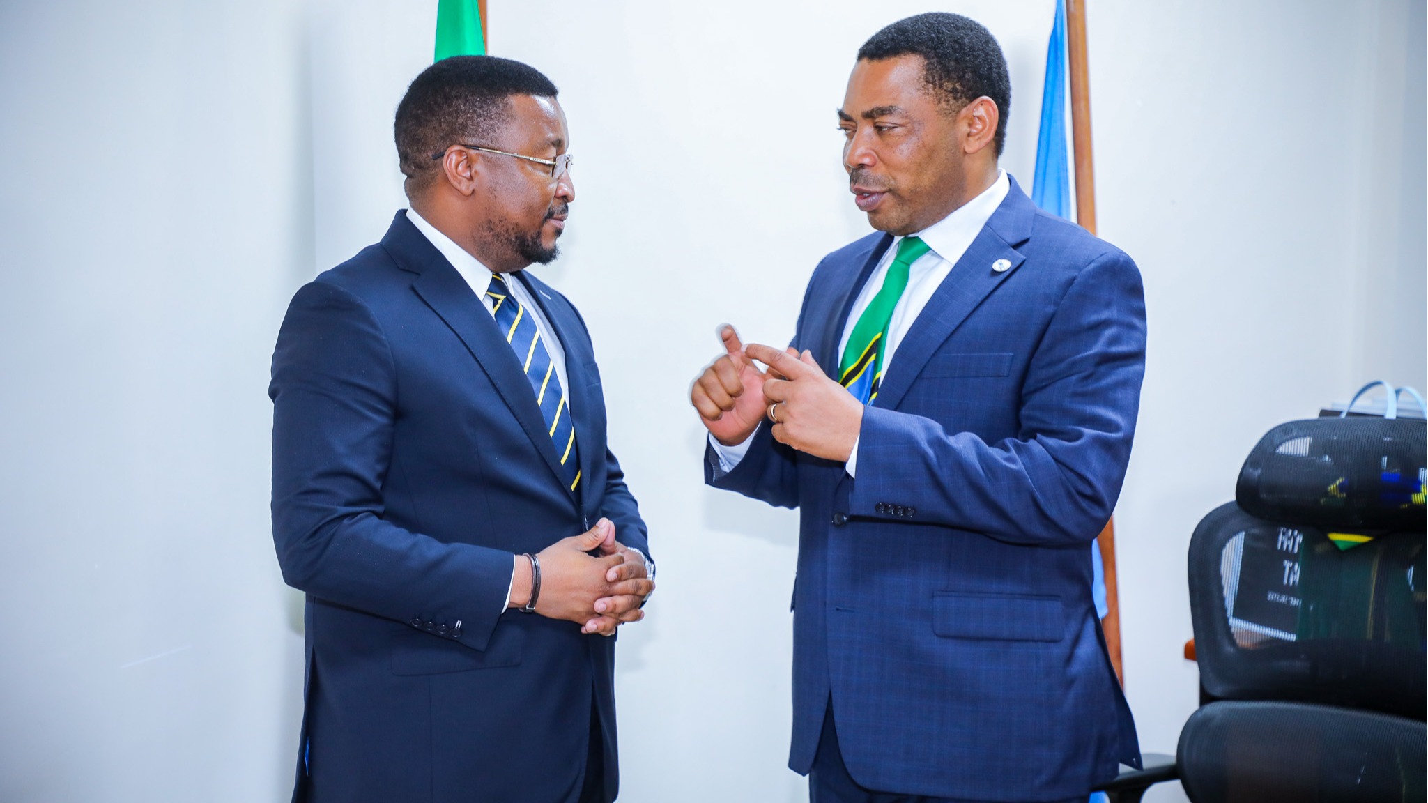 DKT. NCHEMBA AKUTANA NA MKURUGENZI MTENDAJI WA BENKI YA TCB